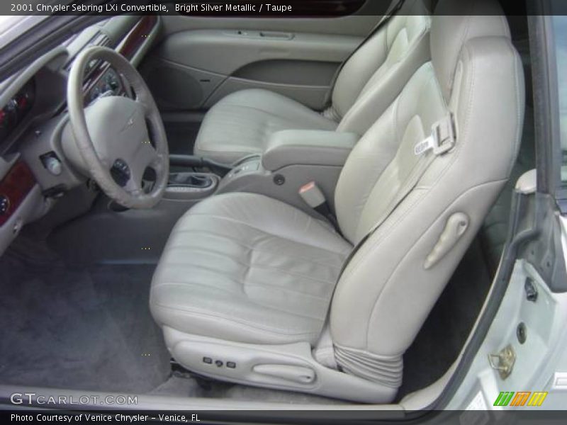 Bright Silver Metallic / Taupe 2001 Chrysler Sebring LXi Convertible