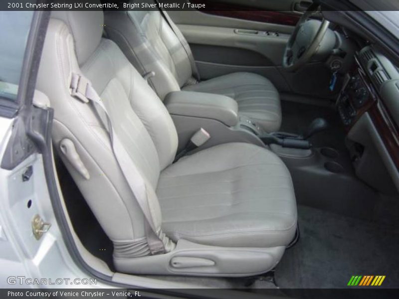 Bright Silver Metallic / Taupe 2001 Chrysler Sebring LXi Convertible