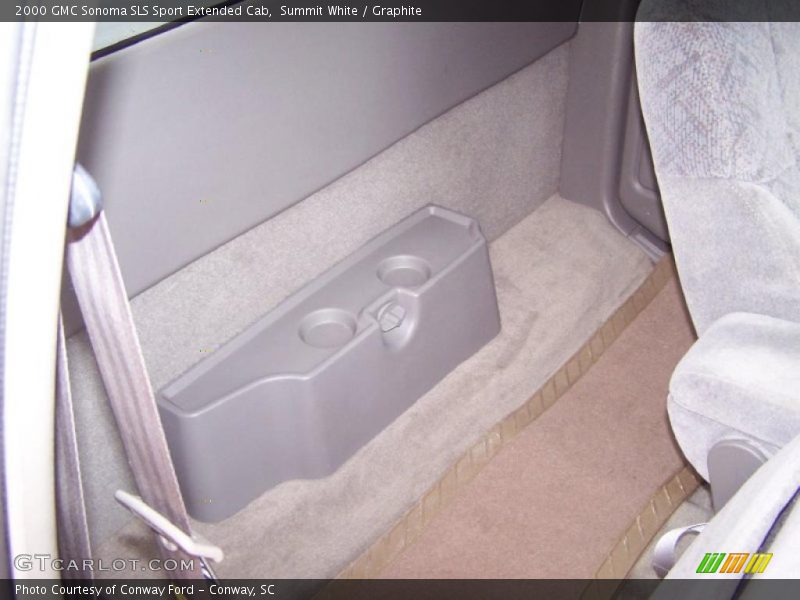 Summit White / Graphite 2000 GMC Sonoma SLS Sport Extended Cab