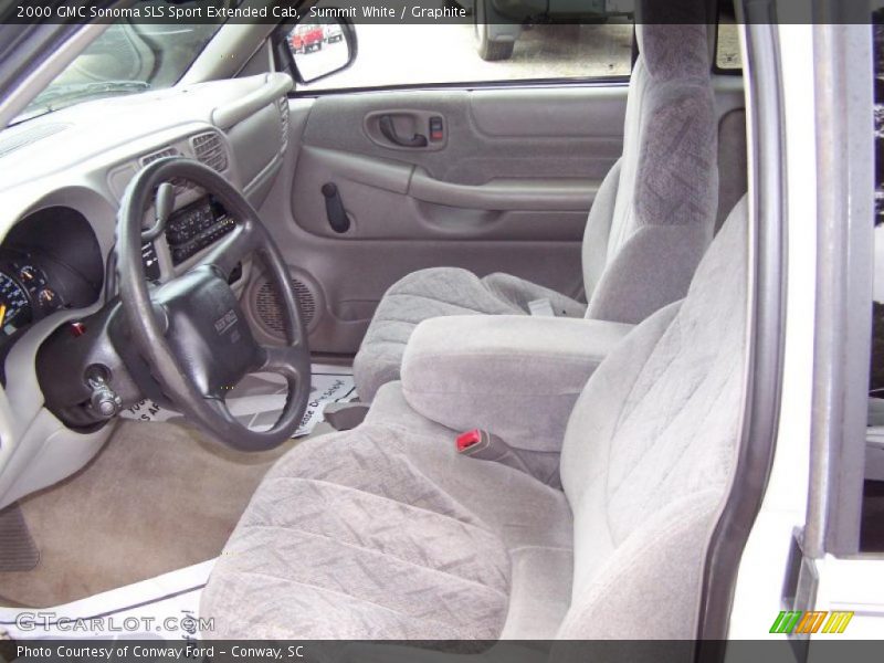 Summit White / Graphite 2000 GMC Sonoma SLS Sport Extended Cab