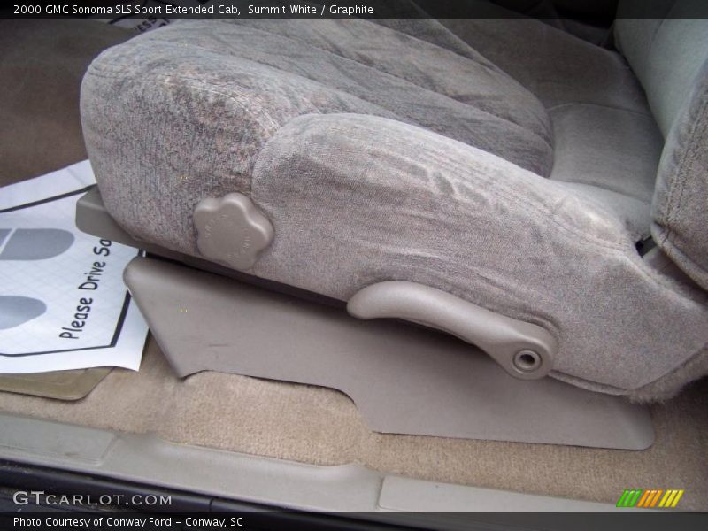 Summit White / Graphite 2000 GMC Sonoma SLS Sport Extended Cab