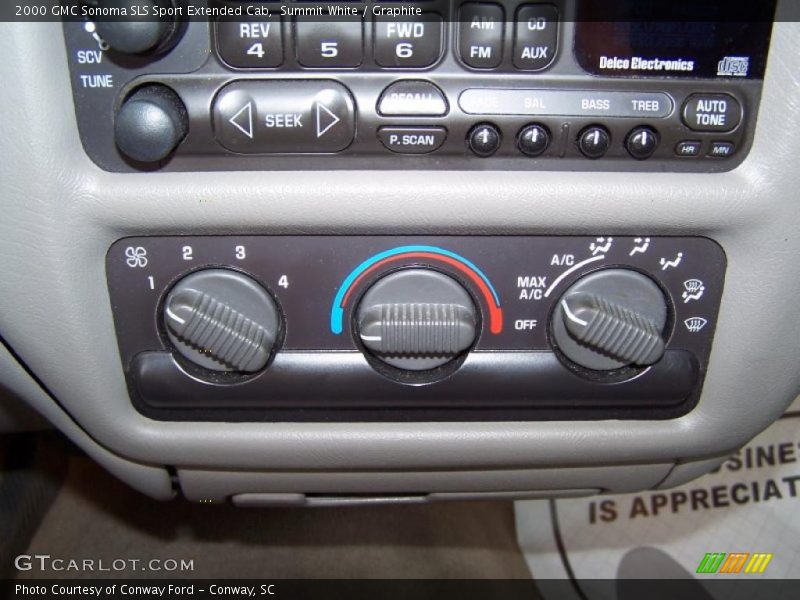 Summit White / Graphite 2000 GMC Sonoma SLS Sport Extended Cab