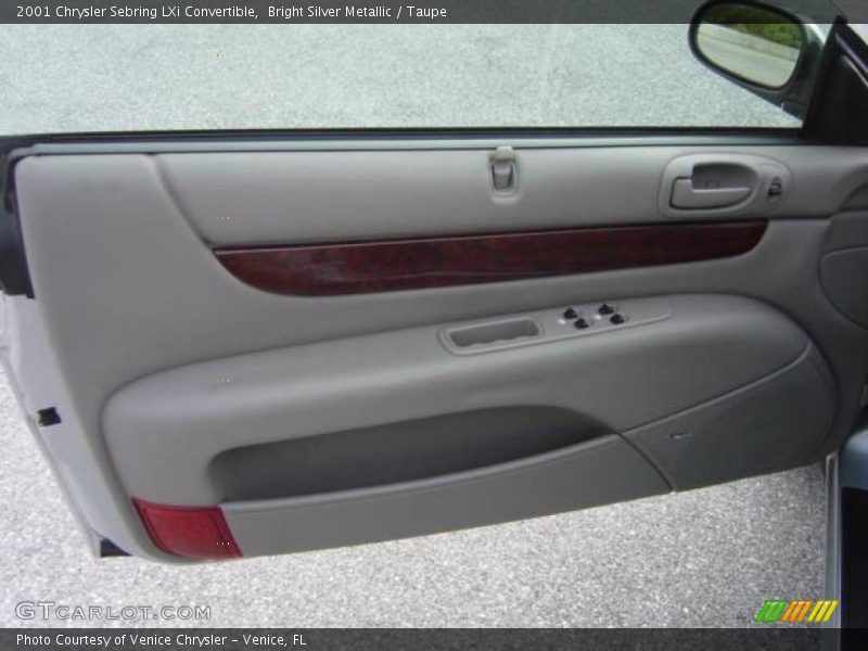 Bright Silver Metallic / Taupe 2001 Chrysler Sebring LXi Convertible