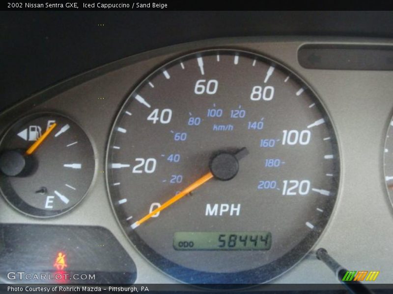 Iced Cappuccino / Sand Beige 2002 Nissan Sentra GXE