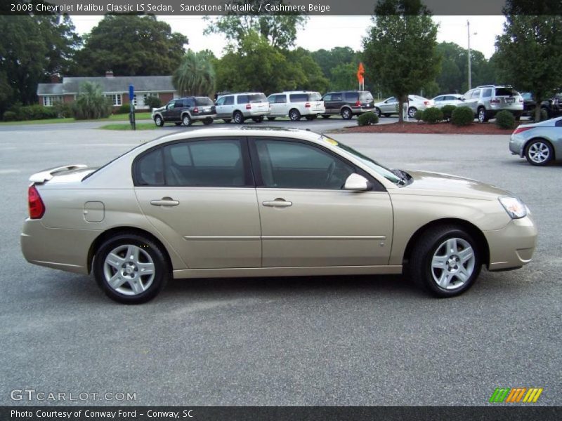 Sandstone Metallic / Cashmere Beige 2008 Chevrolet Malibu Classic LS Sedan