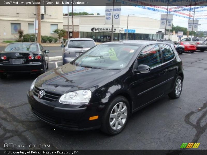 Black Uni / Anthracite 2007 Volkswagen Rabbit 2 Door
