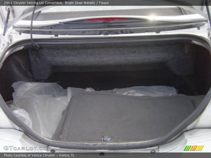 Bright Silver Metallic / Taupe 2001 Chrysler Sebring LXi Convertible