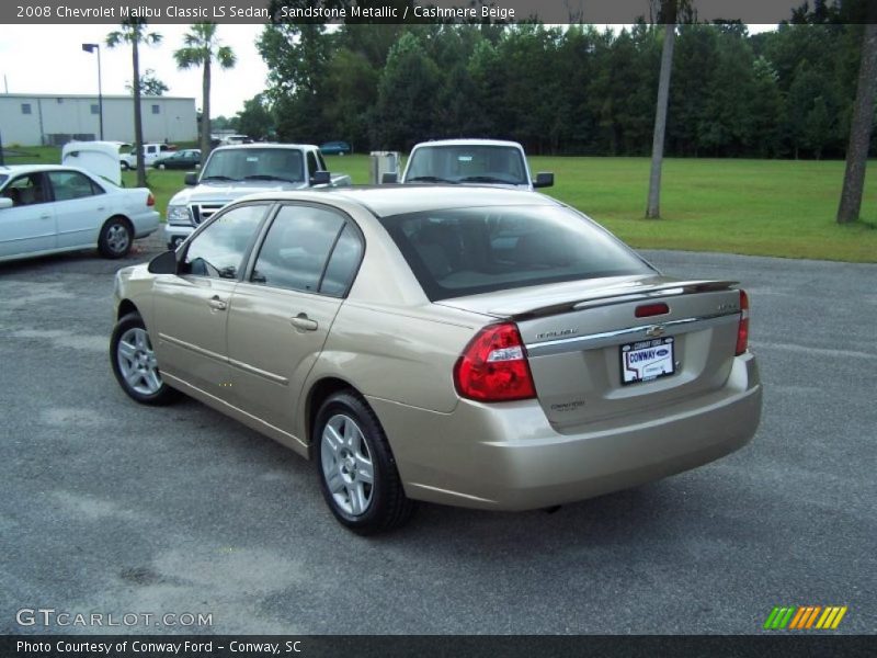 Sandstone Metallic / Cashmere Beige 2008 Chevrolet Malibu Classic LS Sedan
