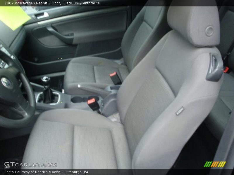 Black Uni / Anthracite 2007 Volkswagen Rabbit 2 Door