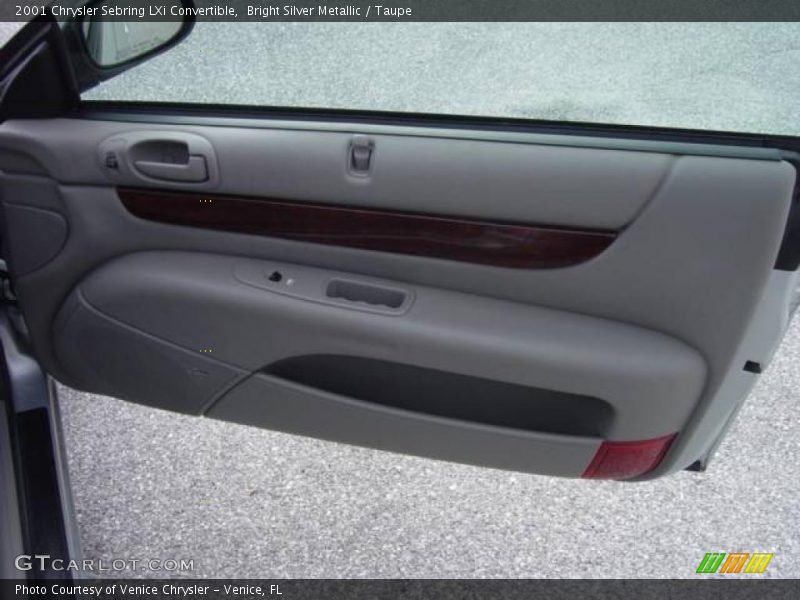 Bright Silver Metallic / Taupe 2001 Chrysler Sebring LXi Convertible