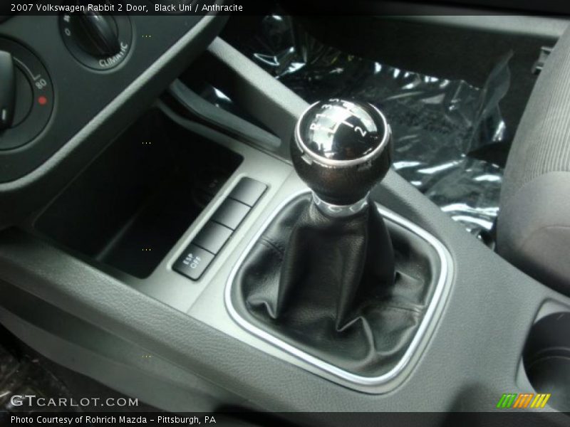 Black Uni / Anthracite 2007 Volkswagen Rabbit 2 Door
