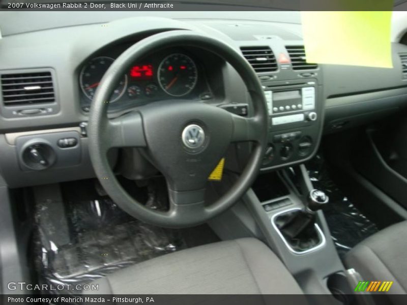 Black Uni / Anthracite 2007 Volkswagen Rabbit 2 Door