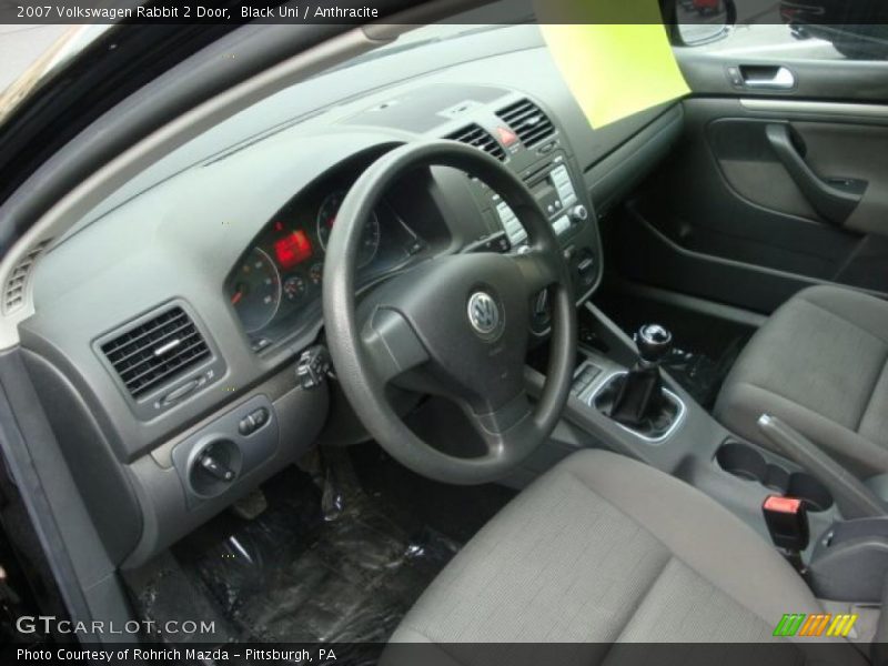 Black Uni / Anthracite 2007 Volkswagen Rabbit 2 Door