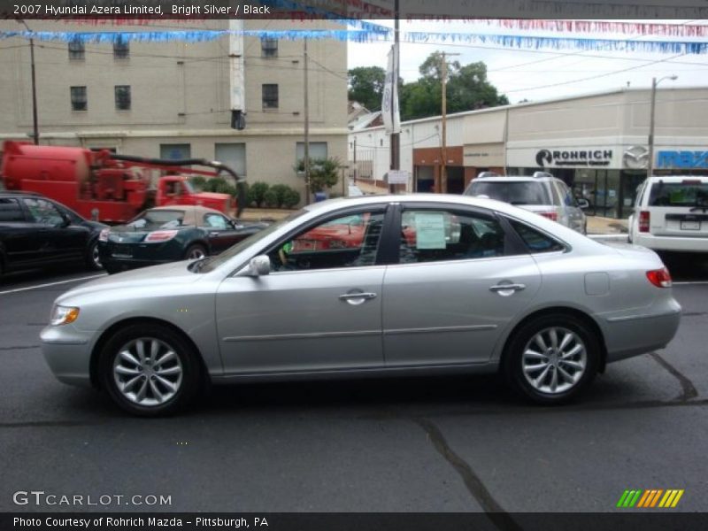Bright Silver / Black 2007 Hyundai Azera Limited
