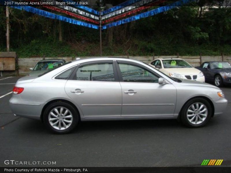 Bright Silver / Black 2007 Hyundai Azera Limited