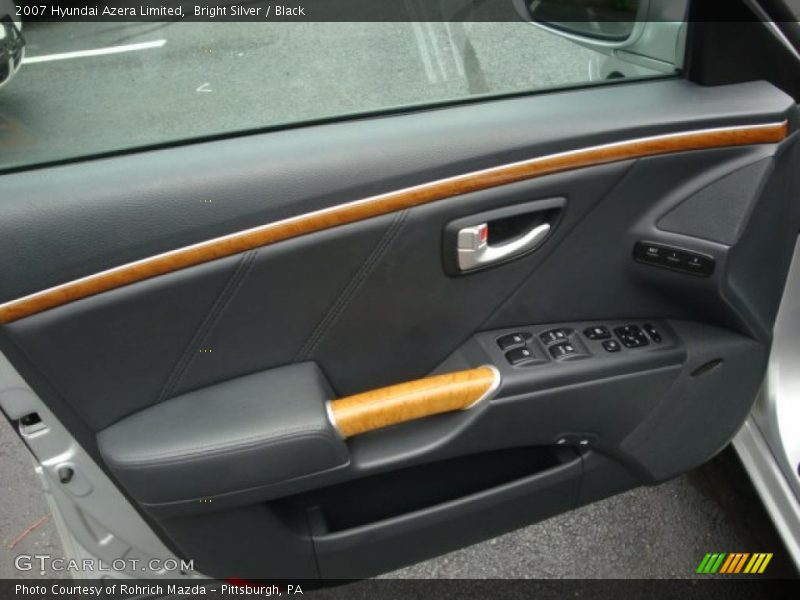 Bright Silver / Black 2007 Hyundai Azera Limited