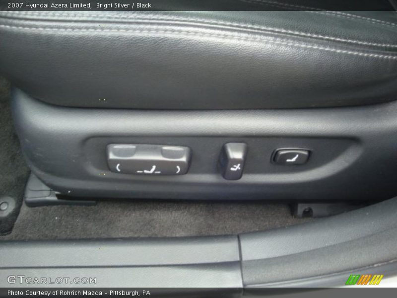 Bright Silver / Black 2007 Hyundai Azera Limited