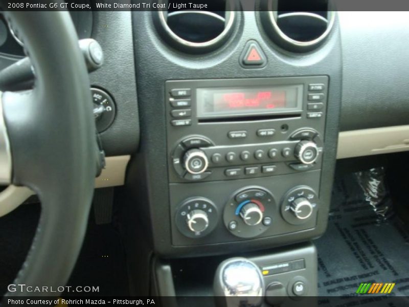 White Diamond Tri Coat / Light Taupe 2008 Pontiac G6 GT Coupe