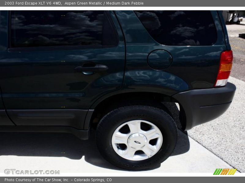 Aspen Green Metallic / Medium Dark Pebble 2003 Ford Escape XLT V6 4WD