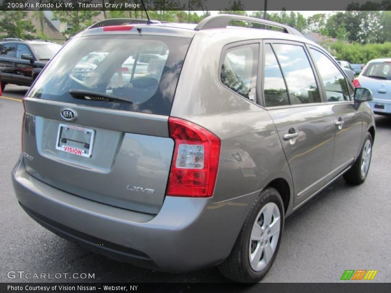 Titanium Gray / Beige 2009 Kia Rondo LX V6