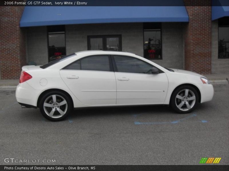 Ivory White / Ebony 2006 Pontiac G6 GTP Sedan