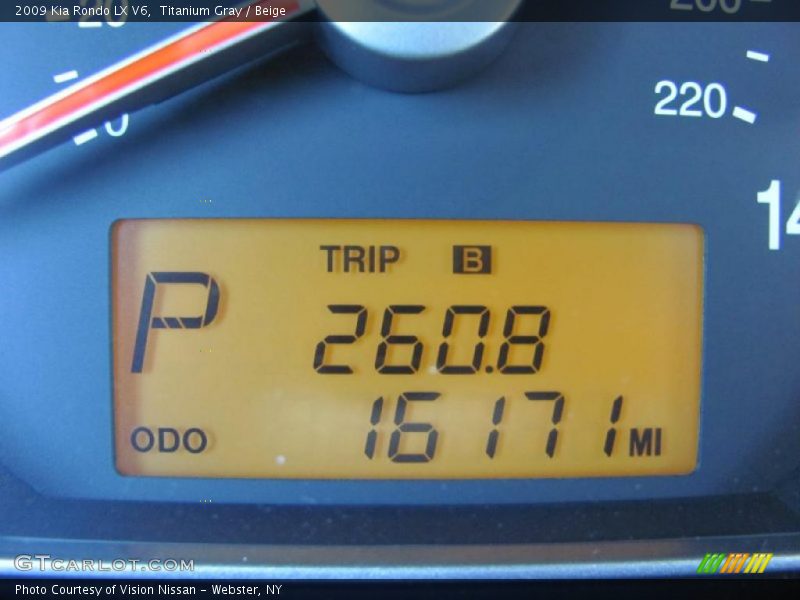 Titanium Gray / Beige 2009 Kia Rondo LX V6