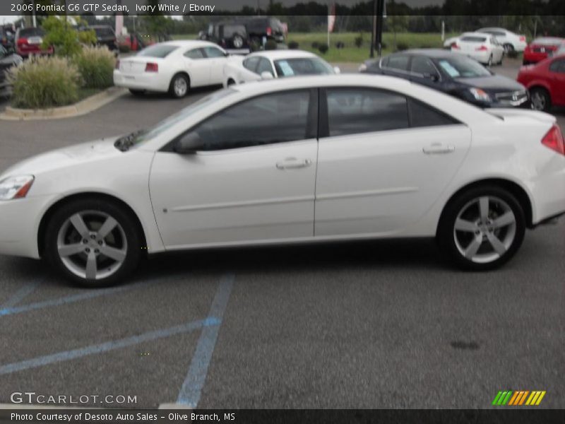 Ivory White / Ebony 2006 Pontiac G6 GTP Sedan