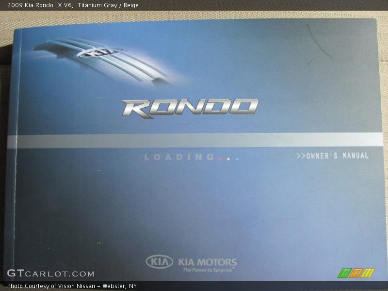 Titanium Gray / Beige 2009 Kia Rondo LX V6