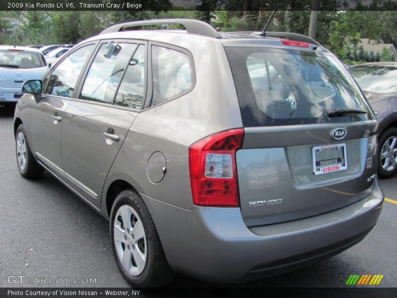 Titanium Gray / Beige 2009 Kia Rondo LX V6