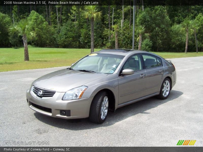 Pebble Beach Metallic / Cafe Latte 2008 Nissan Maxima 3.5 SE