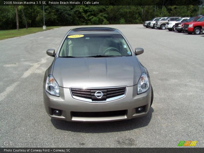 Pebble Beach Metallic / Cafe Latte 2008 Nissan Maxima 3.5 SE