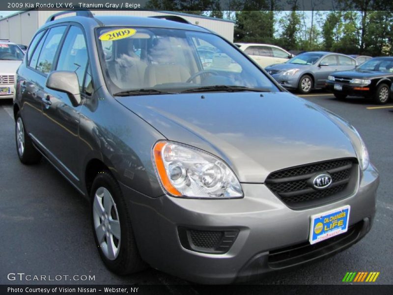 Titanium Gray / Beige 2009 Kia Rondo LX V6