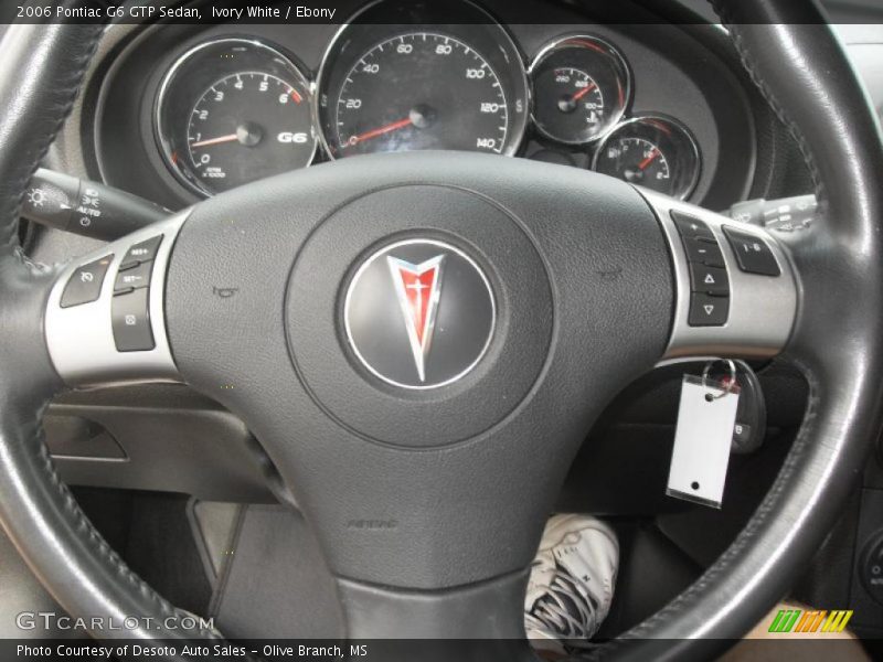 Ivory White / Ebony 2006 Pontiac G6 GTP Sedan