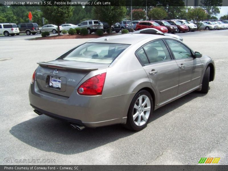 Pebble Beach Metallic / Cafe Latte 2008 Nissan Maxima 3.5 SE