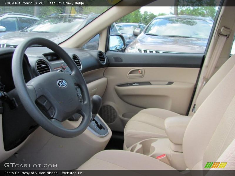 Titanium Gray / Beige 2009 Kia Rondo LX V6
