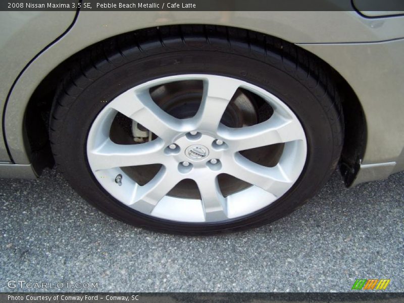 Pebble Beach Metallic / Cafe Latte 2008 Nissan Maxima 3.5 SE