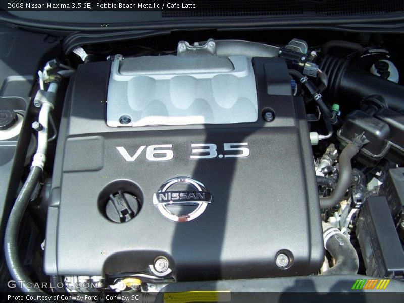 Pebble Beach Metallic / Cafe Latte 2008 Nissan Maxima 3.5 SE