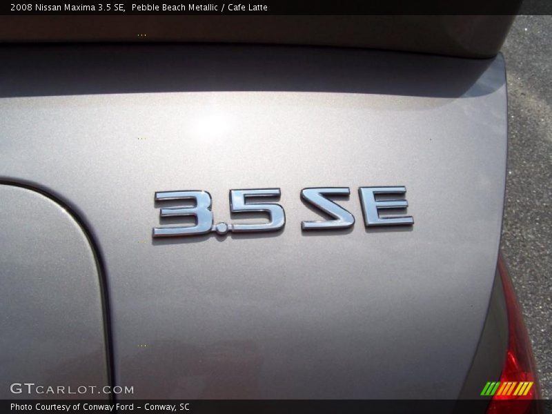 Pebble Beach Metallic / Cafe Latte 2008 Nissan Maxima 3.5 SE