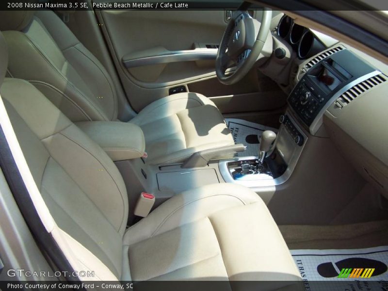 Pebble Beach Metallic / Cafe Latte 2008 Nissan Maxima 3.5 SE