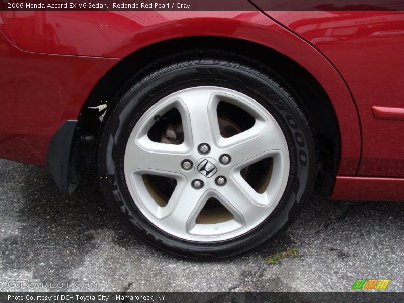 Redondo Red Pearl / Gray 2006 Honda Accord EX V6 Sedan