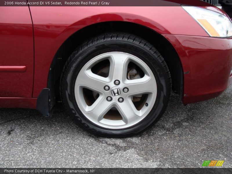 Redondo Red Pearl / Gray 2006 Honda Accord EX V6 Sedan