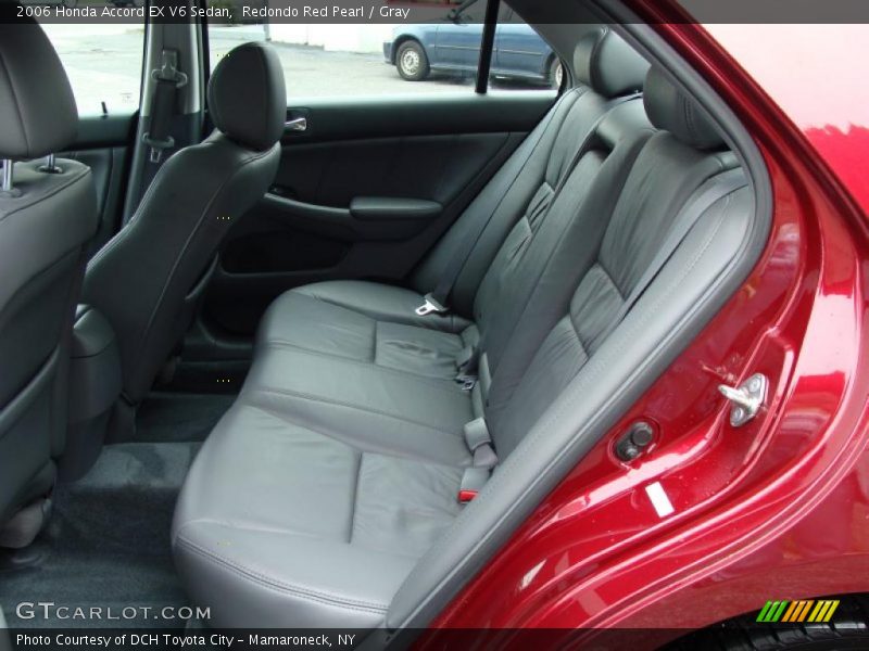 Redondo Red Pearl / Gray 2006 Honda Accord EX V6 Sedan