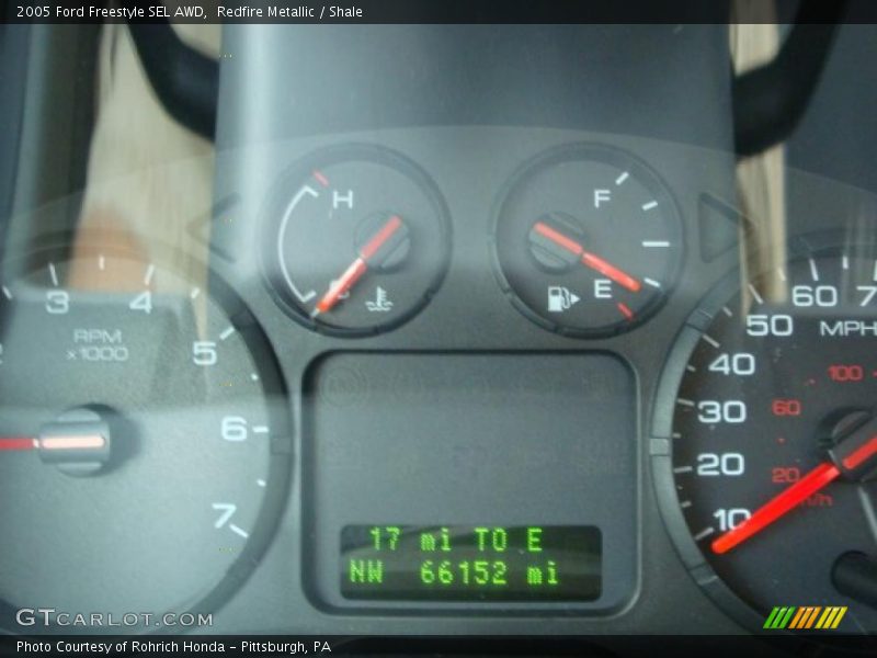 Redfire Metallic / Shale 2005 Ford Freestyle SEL AWD