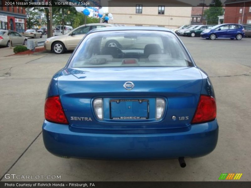 Vibrant Blue / Sage 2004 Nissan Sentra 1.8 S