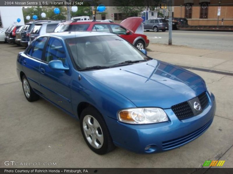 Vibrant Blue / Sage 2004 Nissan Sentra 1.8 S