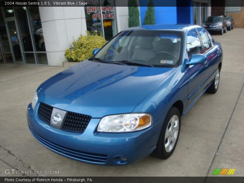 Vibrant Blue / Sage 2004 Nissan Sentra 1.8 S