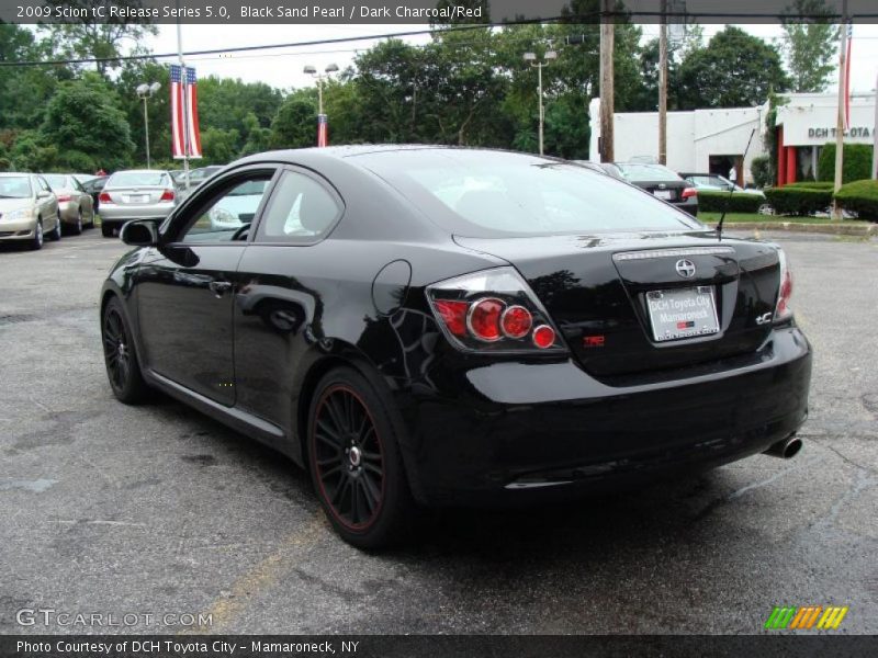 Black Sand Pearl / Dark Charcoal/Red 2009 Scion tC Release Series 5.0