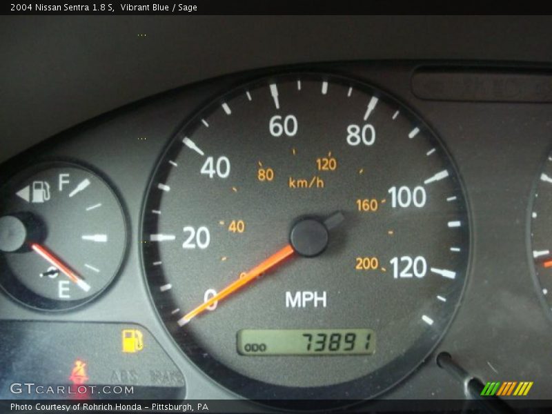 Vibrant Blue / Sage 2004 Nissan Sentra 1.8 S