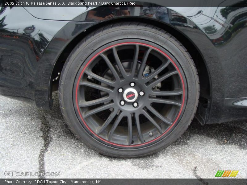 Black Sand Pearl / Dark Charcoal/Red 2009 Scion tC Release Series 5.0