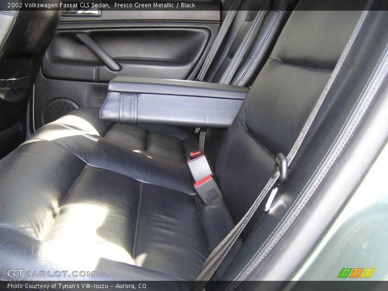 Fresco Green Metallic / Black 2002 Volkswagen Passat GLS Sedan